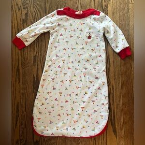 Vintage Toddler Nightgown Colorforms KIDS Red Trim with Colorful 80’s